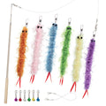 Retractable Cat Wand and Worm Set